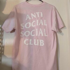 Anti Social Social Club Pink t shirt S